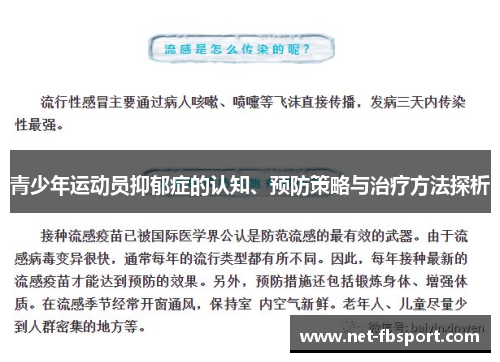 青少年运动员抑郁症的认知、预防策略与治疗方法探析